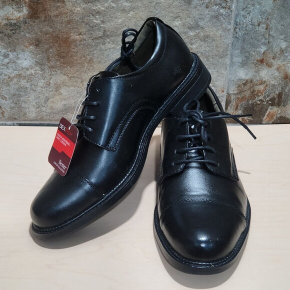 Dexter Mens Dress Shoes Size Archer Captoe Oxford Lace Comfortable Black - Picture 7 of 12